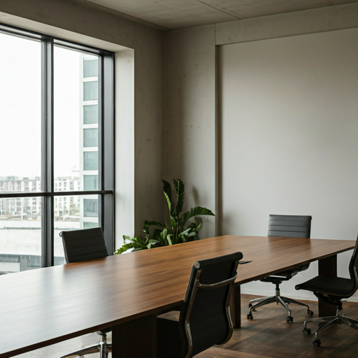 Clean corporate meeting room